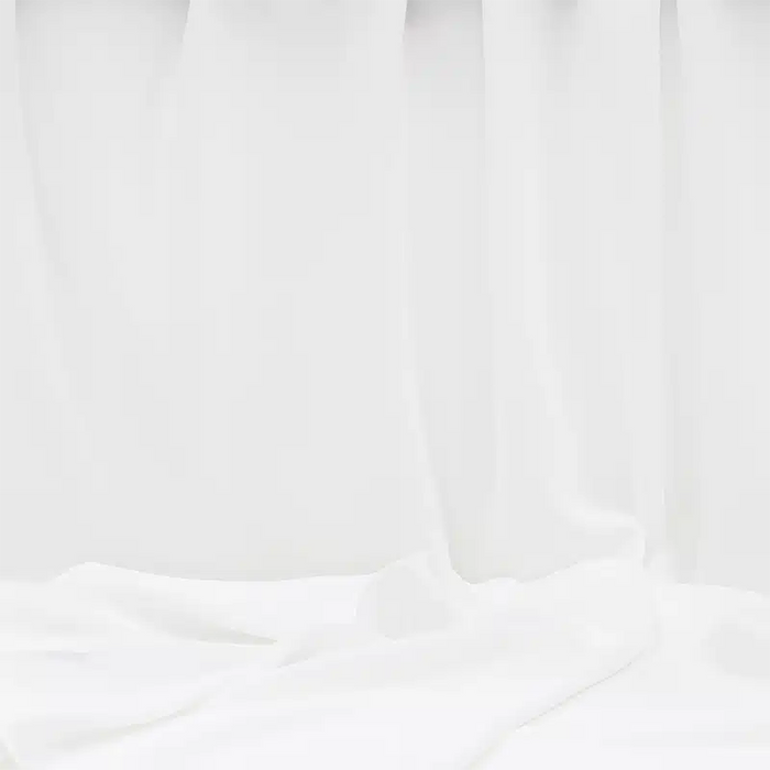 Madinah Chiffon White Hijab