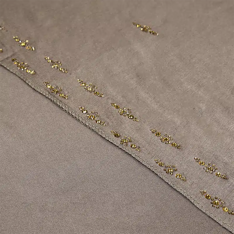 Premium Detailed Jersey Brown Hijab