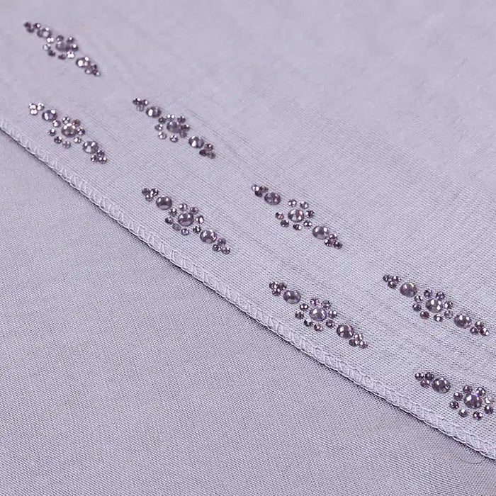 Premium Detailed Jersey Steel Grey Hijab