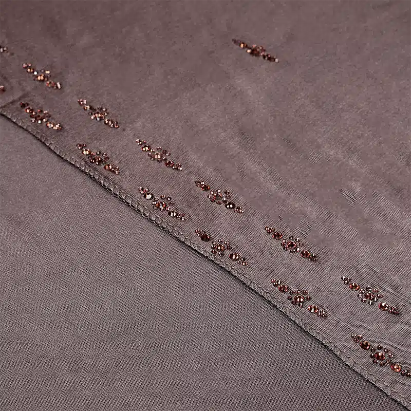 Premium Detailed Jersey Tuscany Brown Hijab