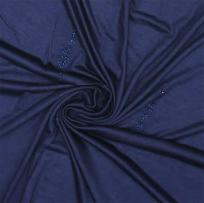 Embellishment Jersey Navy Hijab