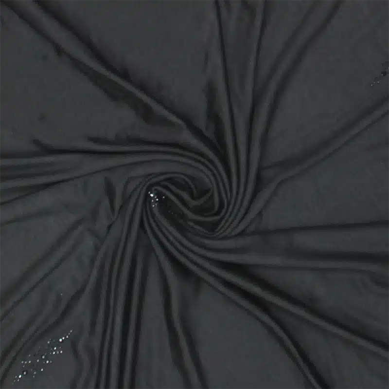 Embellishment Jersey Black Hijab