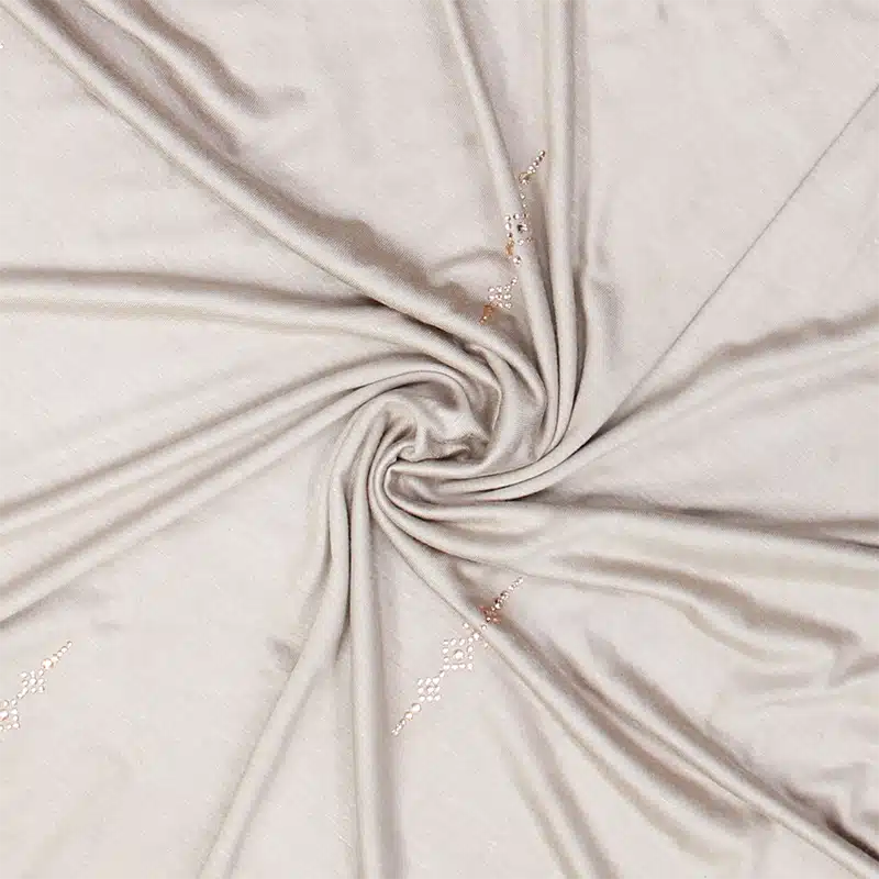 Embellishment Jersey Light Beige Hijab