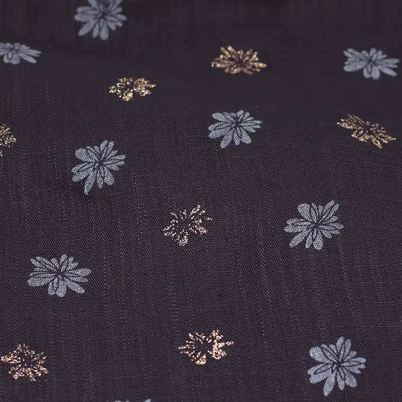 Elaan Print Black Hijab