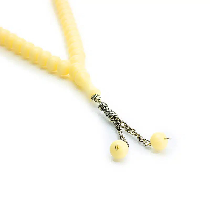 100 Bead Matte Dark Cream Tasbih
