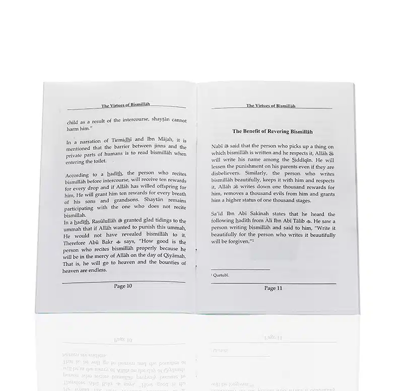 The Virtues Of Bismillah