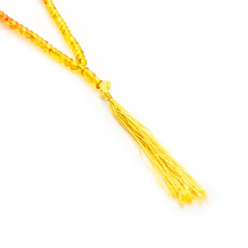100 Bead Sun Burst Orange Tasbih