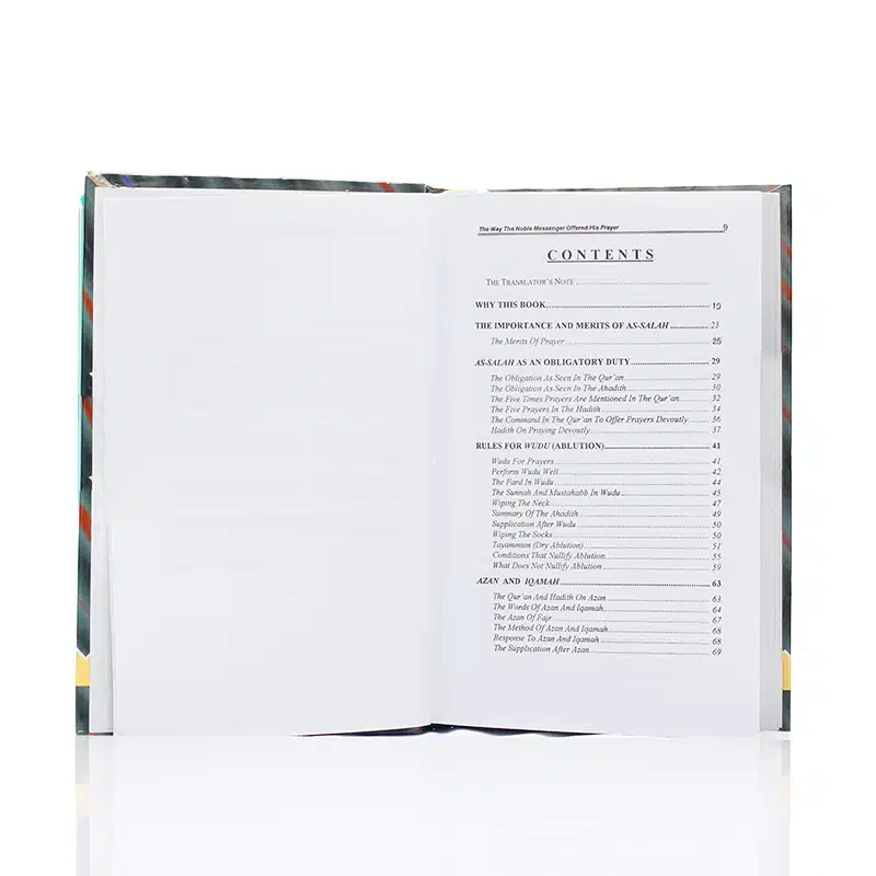 The Way The Noble Messenger Offered His Prayer