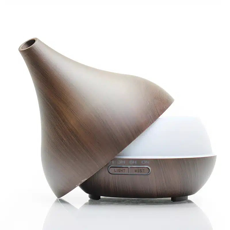 Curved Dark Wood Humidifier AM00967