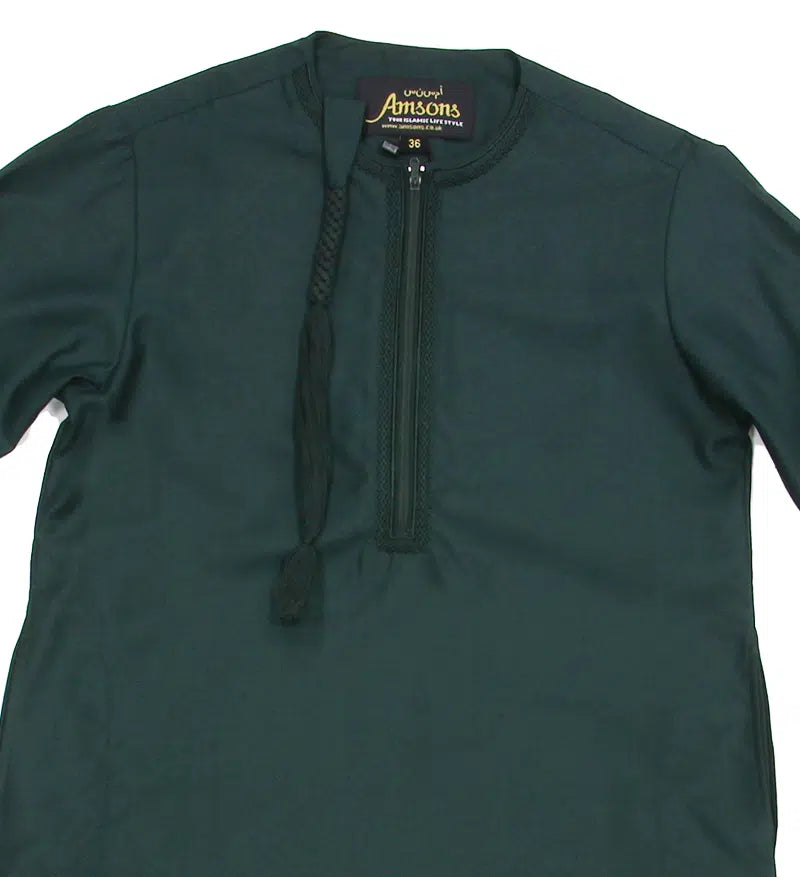 Emerald Green Tassel Thobe KSB-102 Col 17
