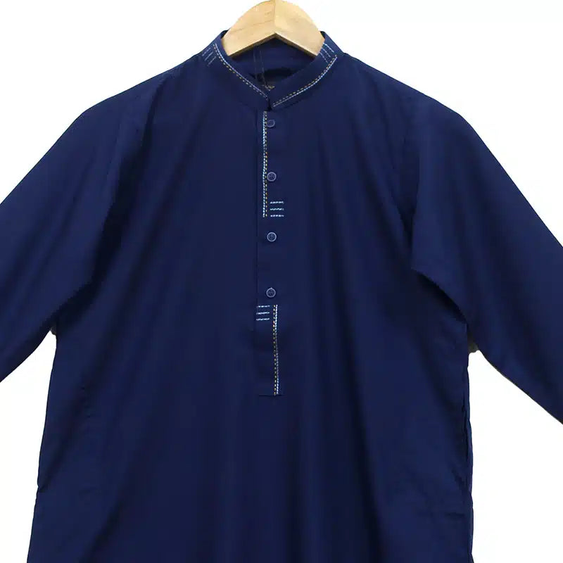 Detailed Boys Navy Thobe ASB 956 02