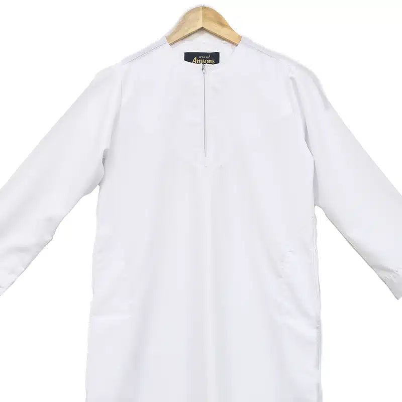 Omani Boys White Thobe ASB- K19 COL 18