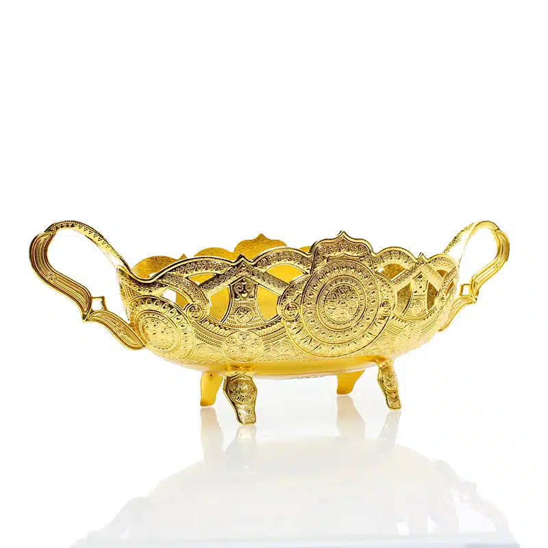 Gold Dry Fruit Bowl 218