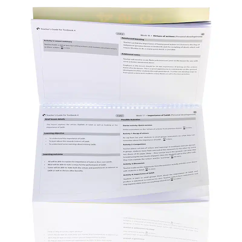 Safar Teacher's Guide For Islamic Studies 4