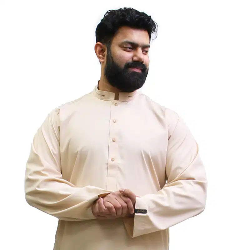 Detail Collar Cream Thobe 962-2