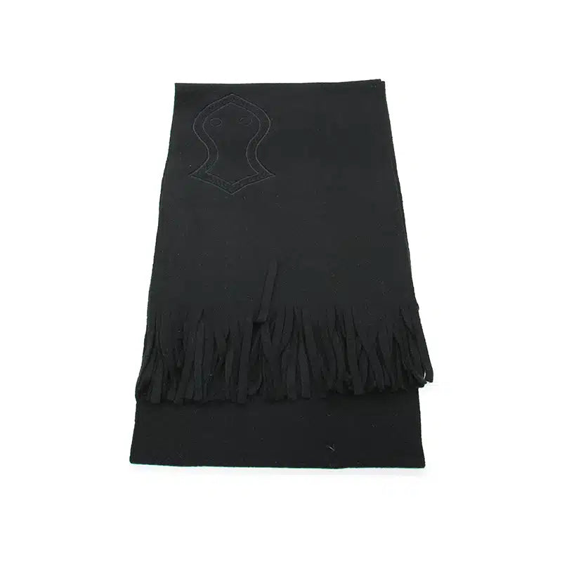 Men's Black Nalain Scarf