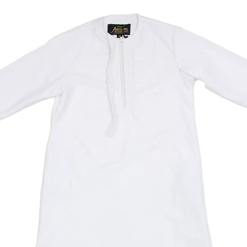 Boys White Tasselled Thobe 105-1