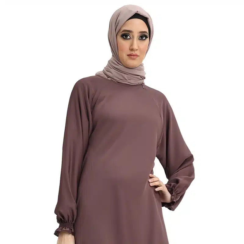 Women's Umbrella Mauve Abaya -AM233-59