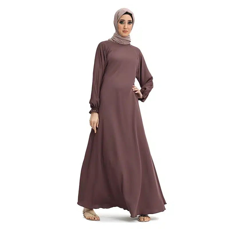 Women's Umbrella Mauve Abaya -AM233-59