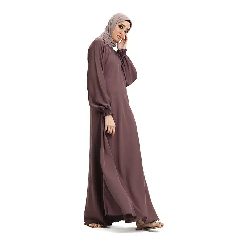Women's Umbrella Mauve Abaya -AM233-59