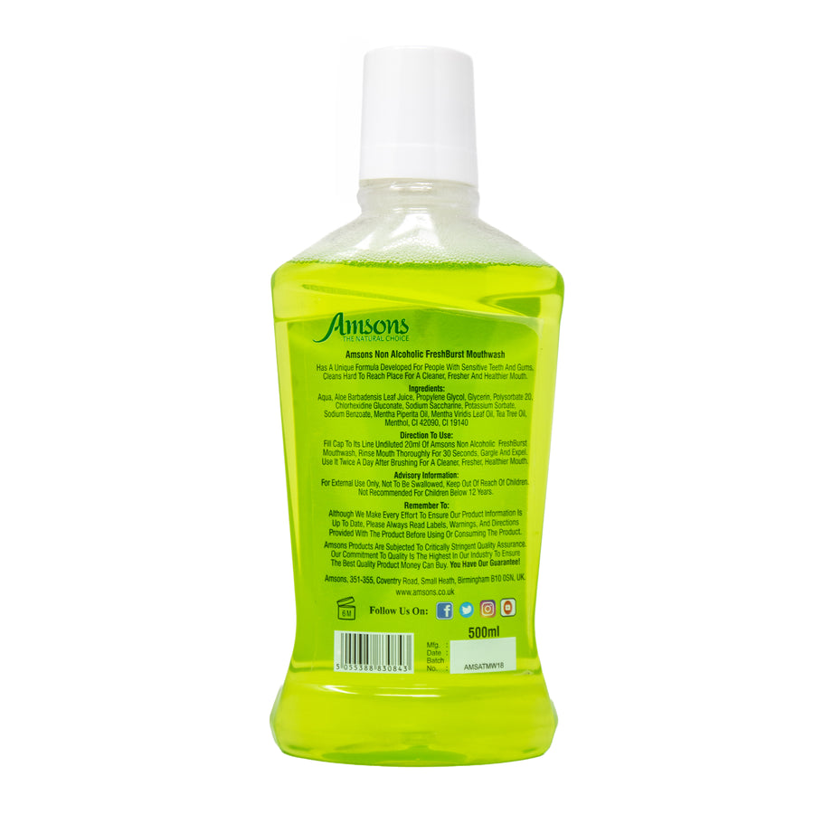 Non-Alcoholic Aloe Vera & Tea Tree Mouthwash
