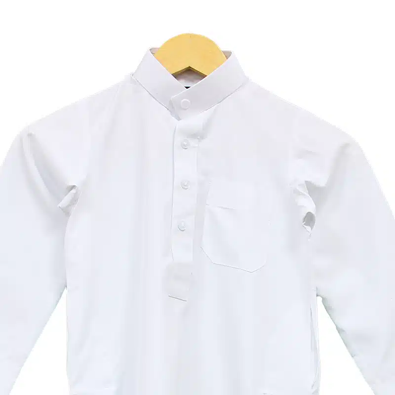 Boys Collared White Thobe ASB94