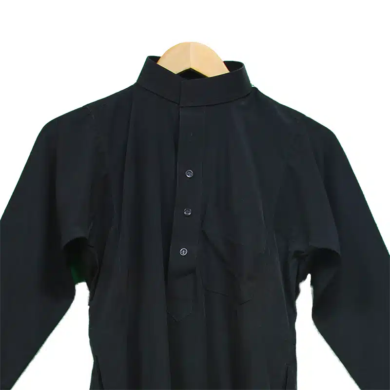 Boys Collared 94 Black Thobe