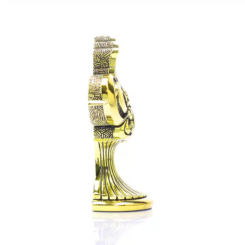 Gold Blush Sculpted Bismillah Ornament (0088)