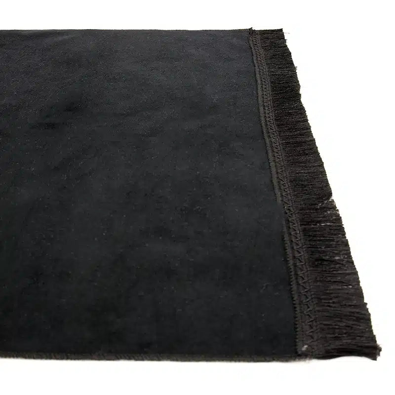 Plain Black Prayer Mat SEC 240 GR