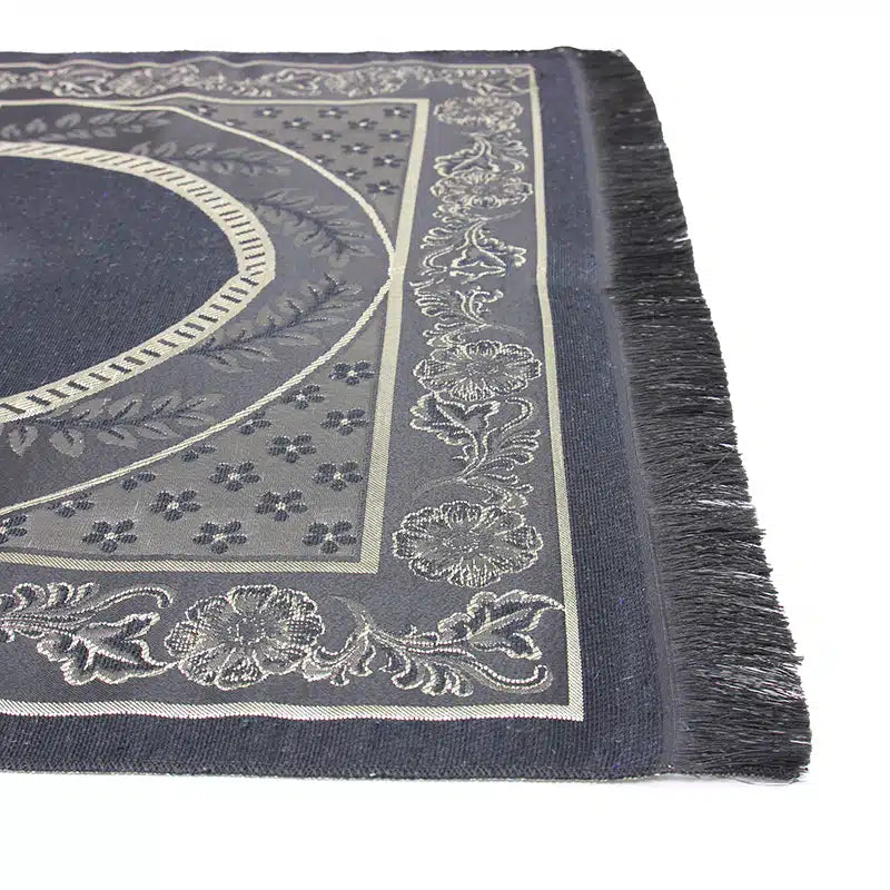 Lightweight Black And Beige Prayer Mat