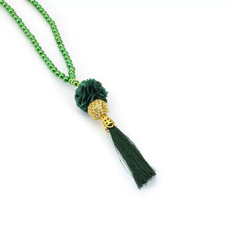 Dark Green Pearl Tasbih (203)
