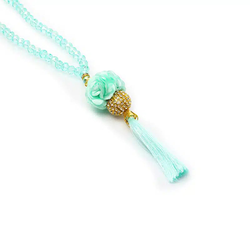 Mint Crystal Tasbih (133)