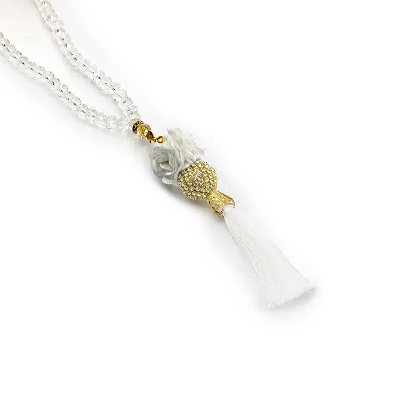White Crystal Tasbih (128)