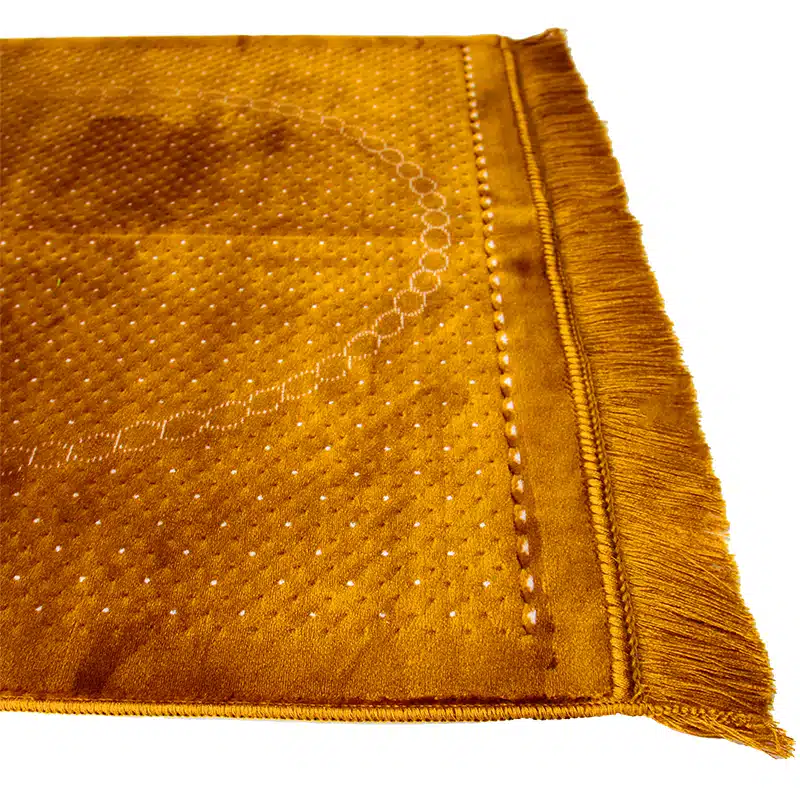 Plus Secc Bronze With White Pattern Prayer Mat