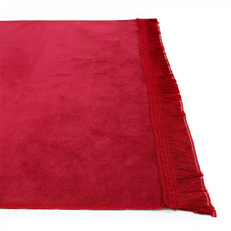 Plain Red Prayer Mat SEC 240 GR