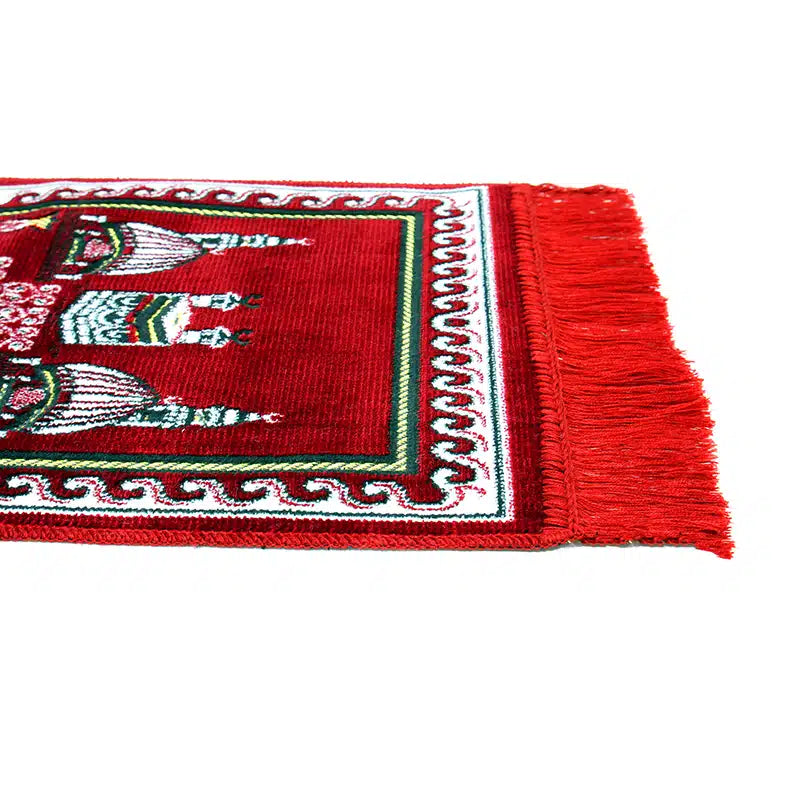 Kids Red Kaaba Sp.Hali Midi Prayer Mat