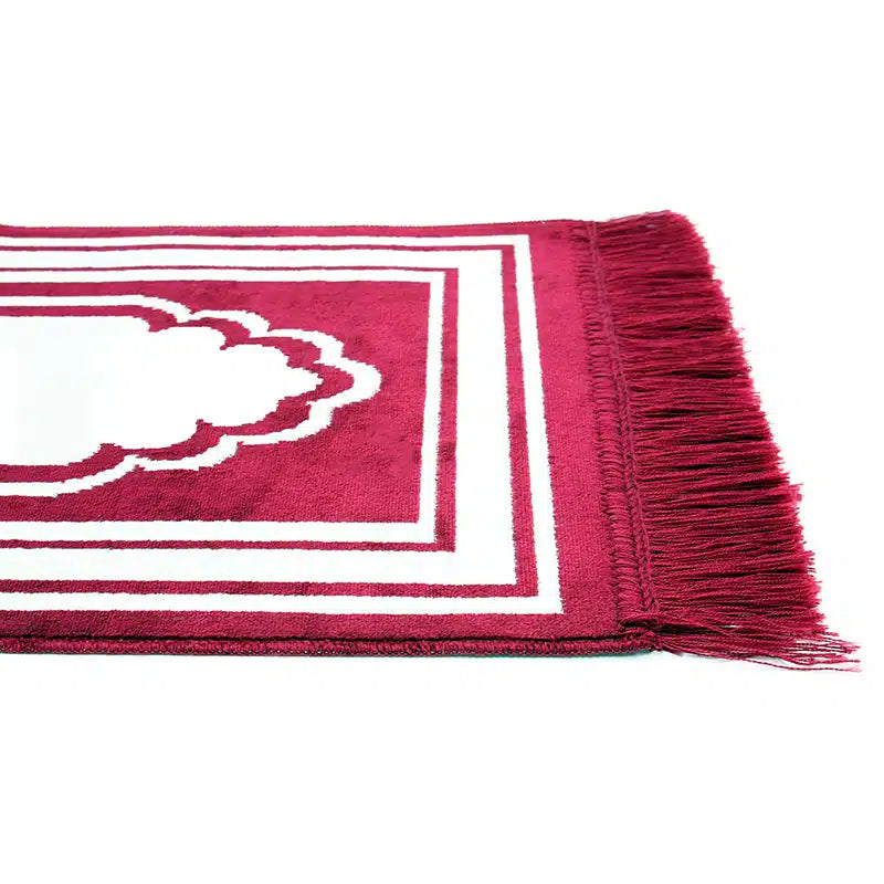 Kids Seccade Red And White Prayer Mat