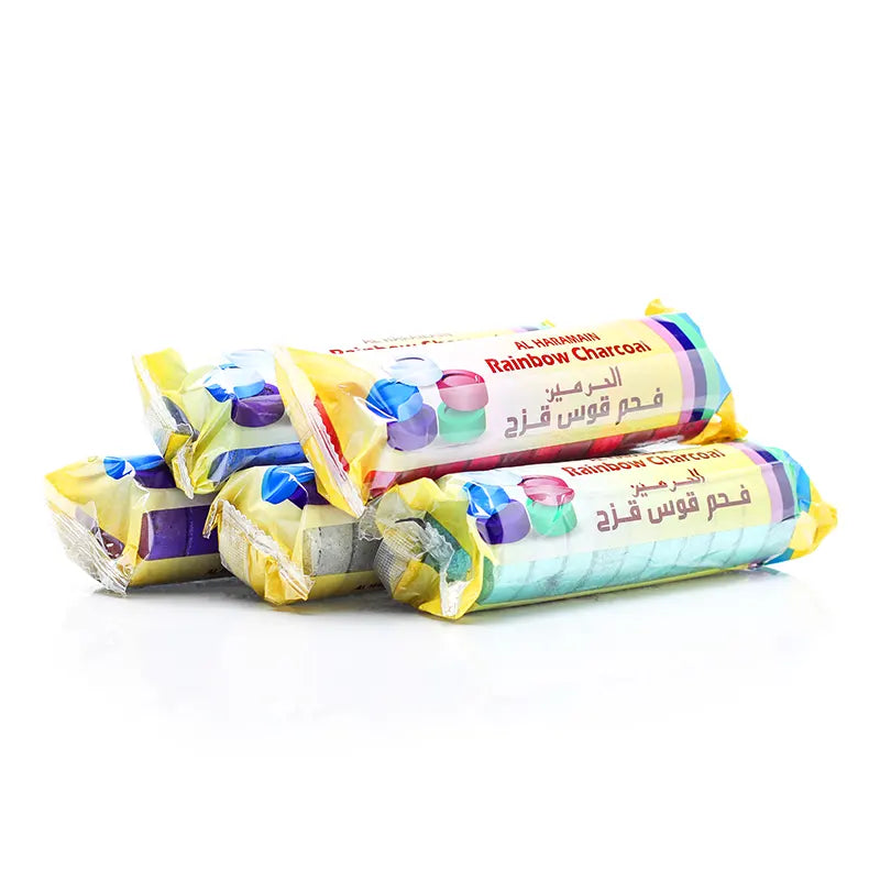 Rainbow Charcoal 50 pcs