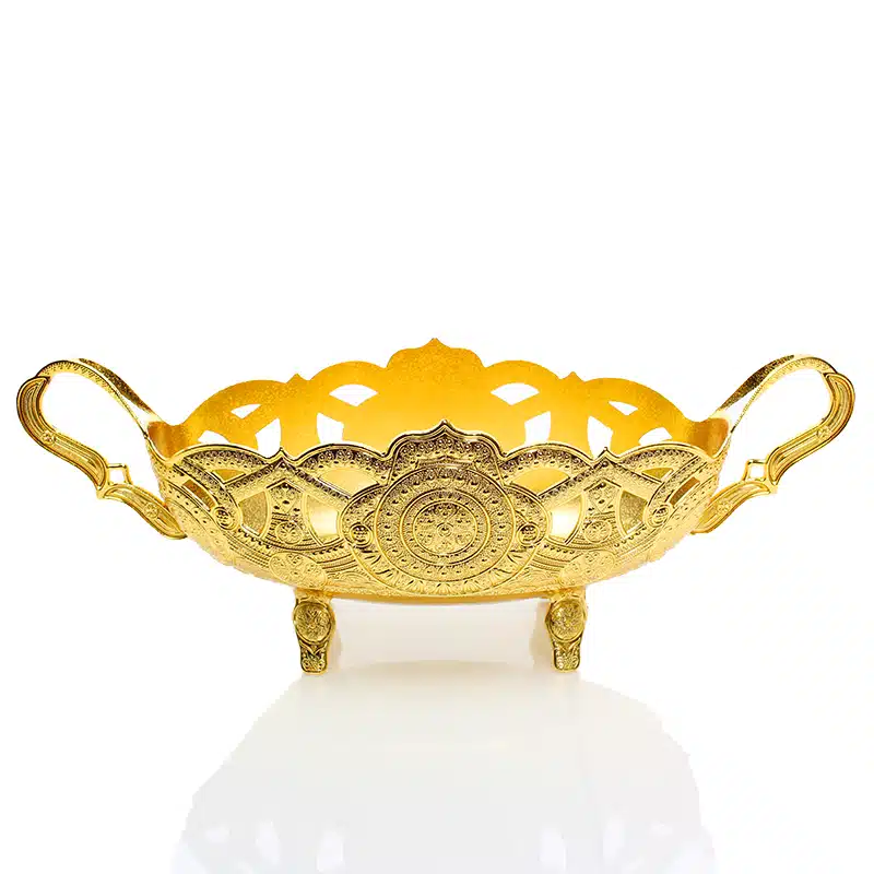 Gold Dry Fruit Bowl 218
