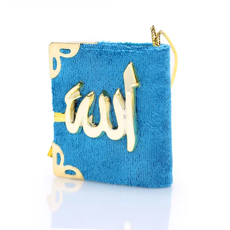 Quran Hanger Sprint Blue With Gold Accent