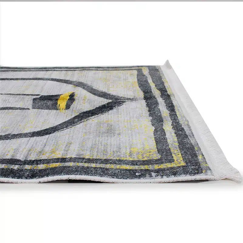 Thick Cotton Bordered Kaaba Prayer Mat HDJ4988-00