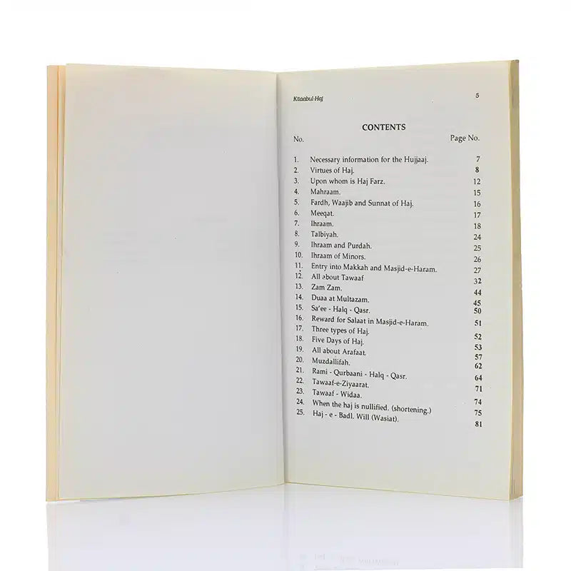 Kitabul Hajj Book by Mufti Muhammad Aashiq Elahi