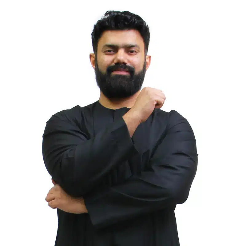 Omani Tassel Black Thobe