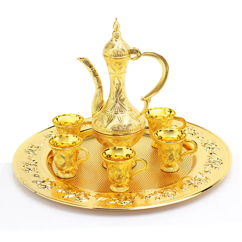 Gold Six Piece Zam Zam Set BSM-00650