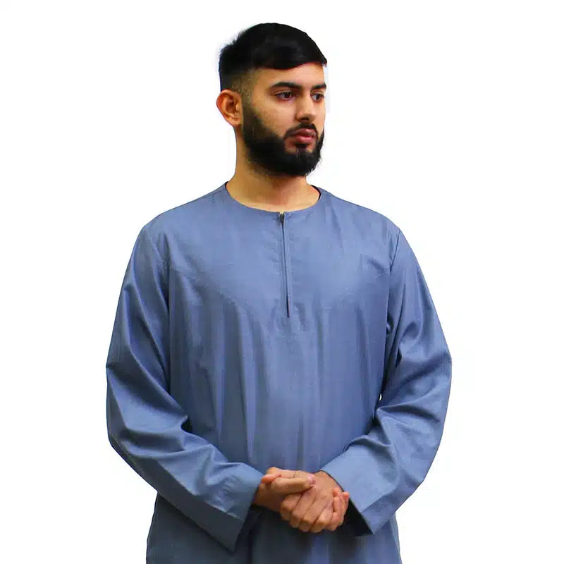 Omani Denim Blue Thobe