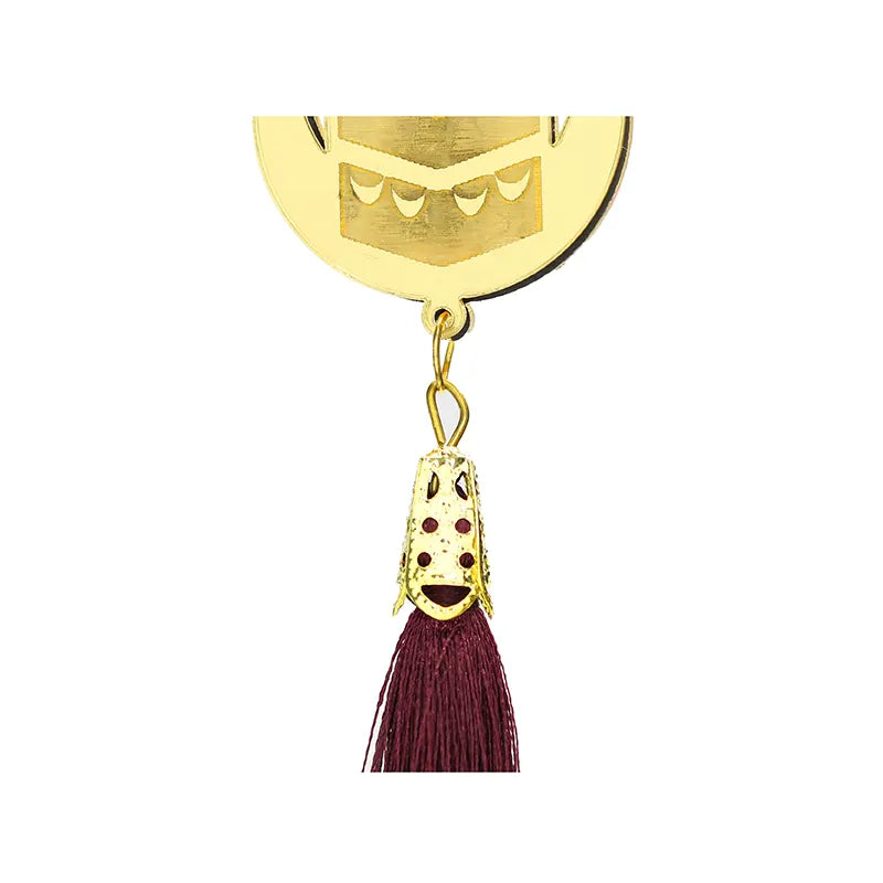 Muhammed S.A.W & Kabah Gold Car Hanger