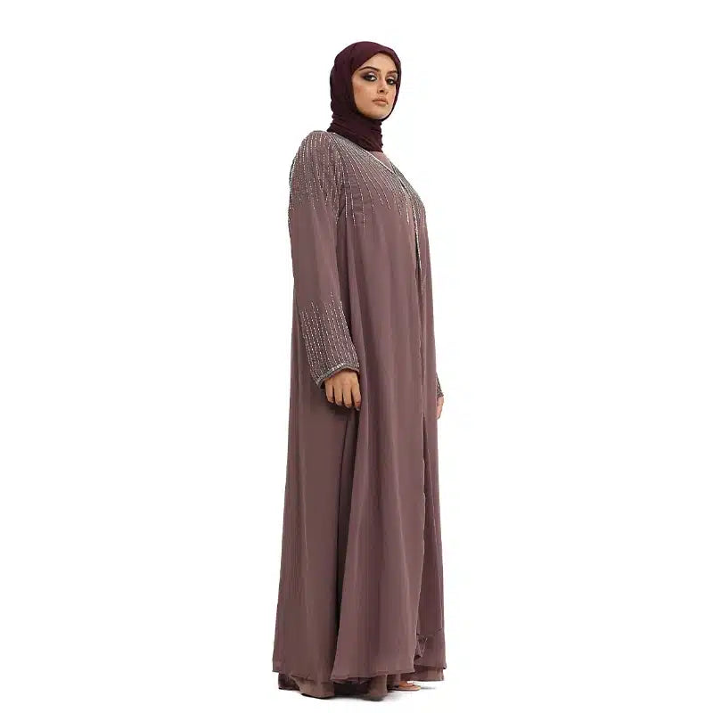 Zara Glamour Chiffon Kimono Mauve