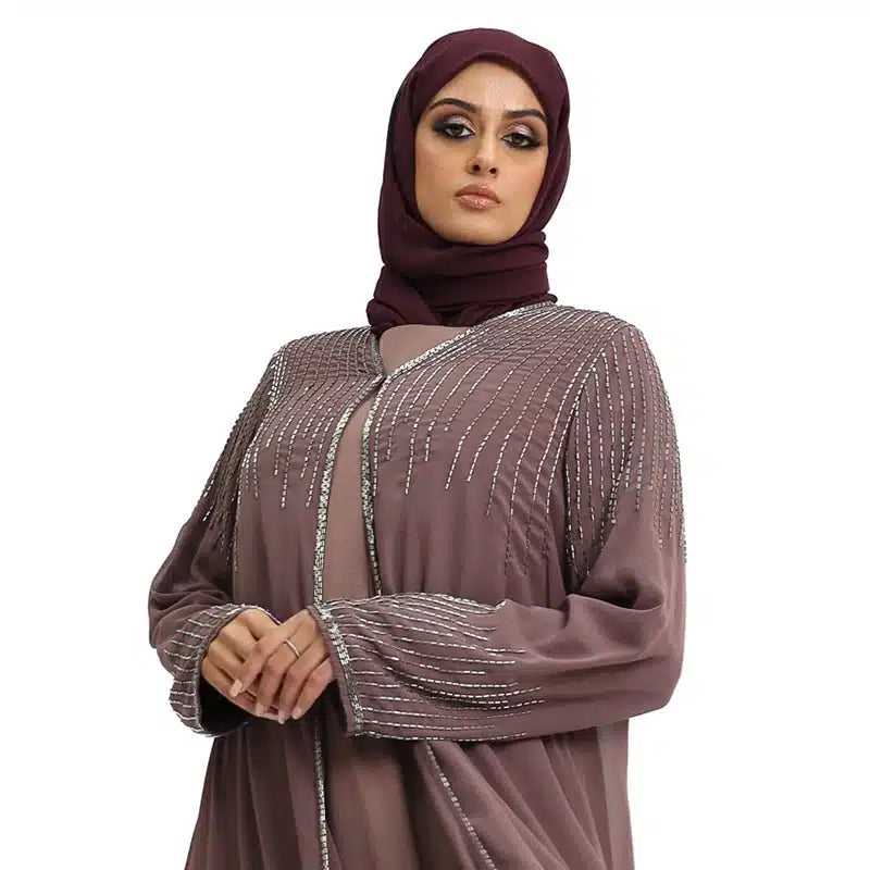 Zara Glamour Chiffon Kimono Mauve