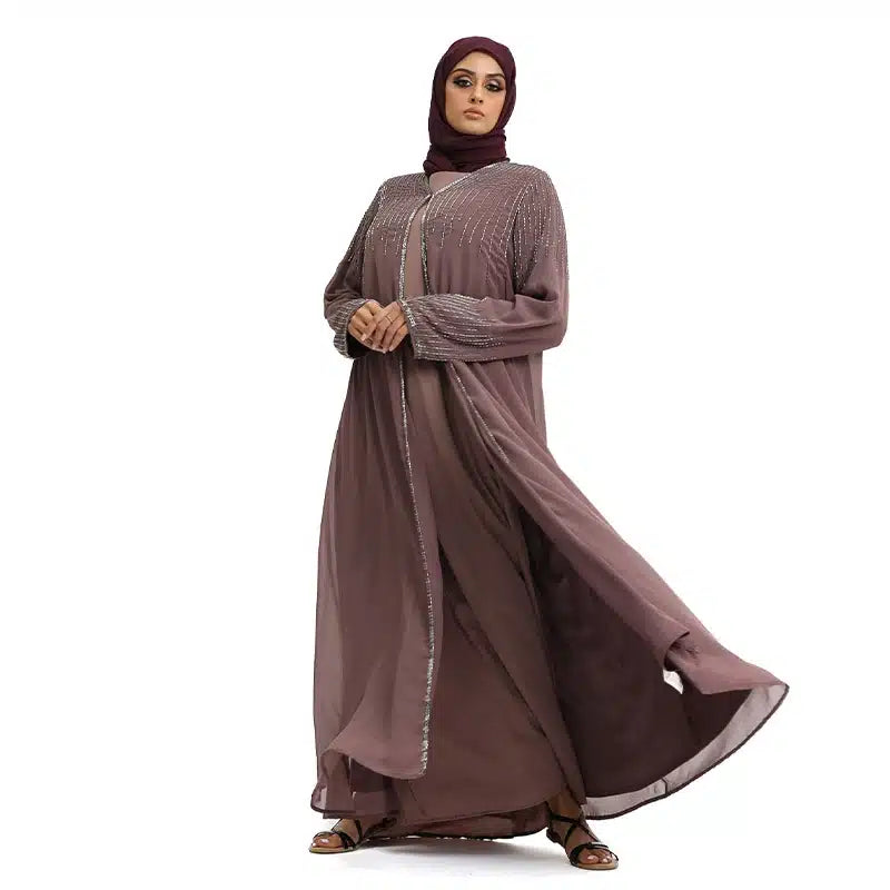 Zara Glamour Chiffon Kimono Mauve