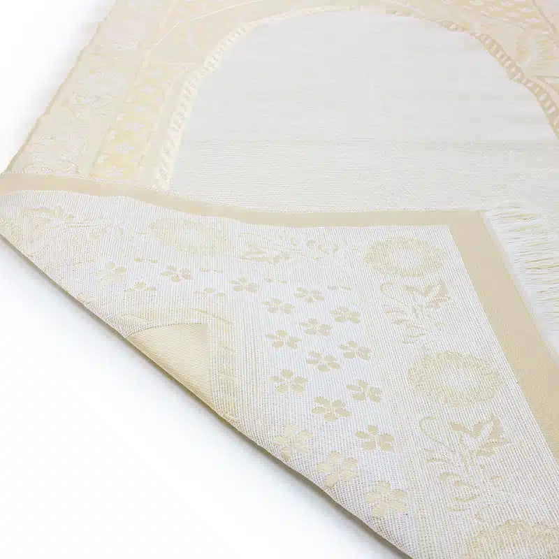 Lightweight Beige And Brown Prayer Mat